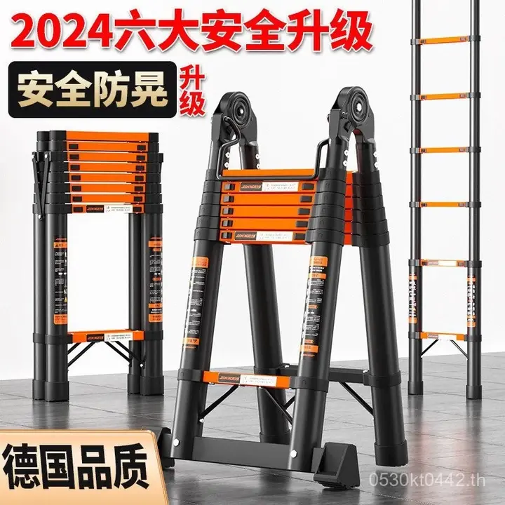 บันได A-Frame หนา บันไดใช้ในบ้าน บันไดทางวิศวกรรม บันไดปีนเขา บันไดพับได้หลายฟังก์ชัน บันไดตรงในร่มและกลางแจ้ง บันไดรวม