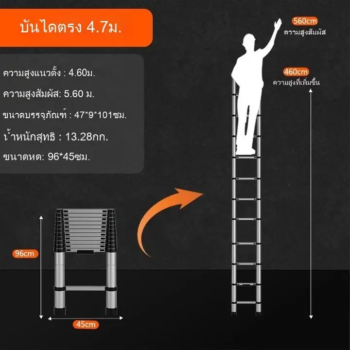 บันไดตรง 4.7 เมตร