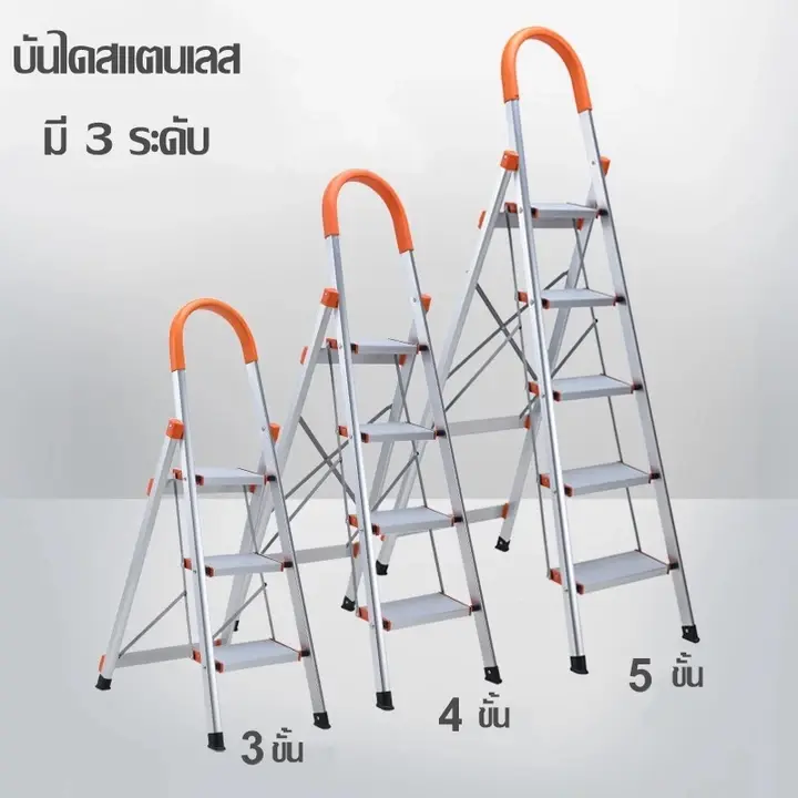 บันไดในบ้านแบบหนา  บันไดพับ  บันไดสแตนเลสแบบขั้น  บันไดขึ้นลงสำหรับการปรับปรุงภายใน บันไดขั้นบันได  บันไดขั้นพับพกพา BEZ รูปที่ 6