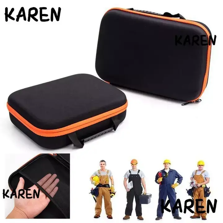 กระเป๋าเครื่องมือ KARENGOODS กระเป๋าเครื่องมืออเนกประสงค์สําหรับงานหนัก แบบพกพากันน้ํา ดีไซน์กะทัดรัด กระเป๋าเครื่องมือพกพาขนาดเล็กสําหรับช่างช่างไฟฟ้า รูปที่ 3