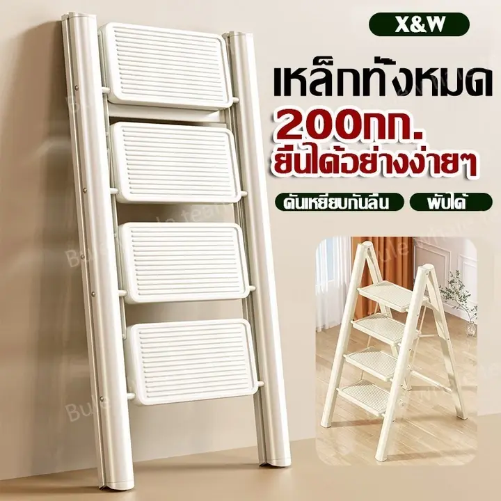 Sabai Shop 159 [COOL]บันไดอลูเนียม บันได 3 ชั้น บันไดพับอลูมิเนียม บันไดก้างปลา บันไดรวม บันไดอลูมิเนียม บันไดก้างปลา รูปที่ 3