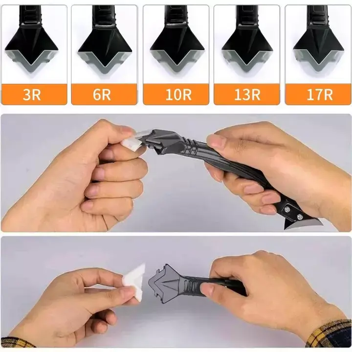 เครื่องมือขูด ชุดขูดยาแนว ซิลิโคน สเตนเลส เครื่องมือกาวแก้ว เครื่องมือกาว เครื่องมือ ขูดมัลติฟังก์ชั่น เครื่องมือซีล รูปที่ 4