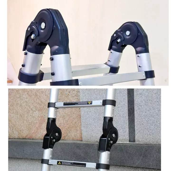 บันได บันไดอลูมิเนียม บันไดพับได้ ladder รับน้ำหนักได้ 300kg 10/16ขั้น(3.2/5m) บันไดยืดหดได้ บันไดช่าง บันไดอเนกปร รูปที่ 3
