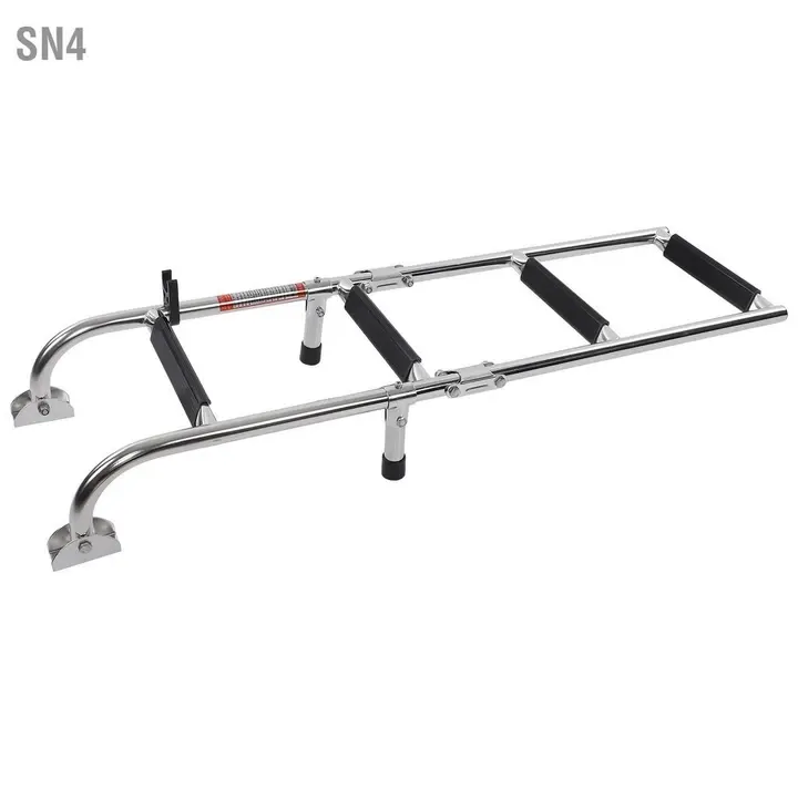 【ขายร้อน】บันไดเรือสแตนเลส 316 สำหรับการเปิดเรือ บันไดพับได้สามส่วน บันไดยืดหด บันไดขึ้นเรือ บันไดขั้นบันไดเรือยอชต์ รูปที่ 7