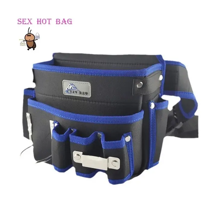 ผ้า Oxford ยานยนต์ช่างไฟฟ้าซ่อมเครื่องมือ Fanny Pack เครื่องมืออัตโนมัติหลายขาเครื่องมือบํารุงรักษากระเป๋าเครื่องมือ Org
