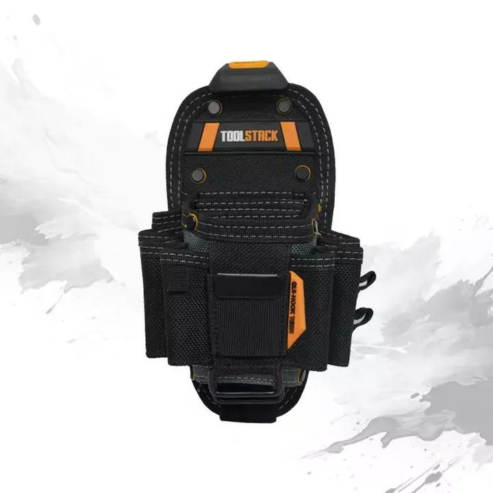 TOOLS TSK-36-M10 กระเป๋าเครื่องมือขนาดกลาง | ช่างกระเป๋าออแกไนเซอร์เครื่องมือหลายกระเป๋าพร้อมคลิปหนีบเข็มขัด | กระเป๋าเครื่องมือกันน้ํา อ็อกซ์ฟอร์ด ทนทานสําหรับช่างไฟฟ้า,ช่าง, ทําเอง (เครื่องมือ 1 ชิ้น รูปที่ 5