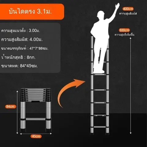 บันไดตรง3.1เมตร