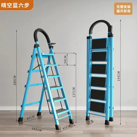 6ขั้นน้ําเงิน踏板ใหญ่